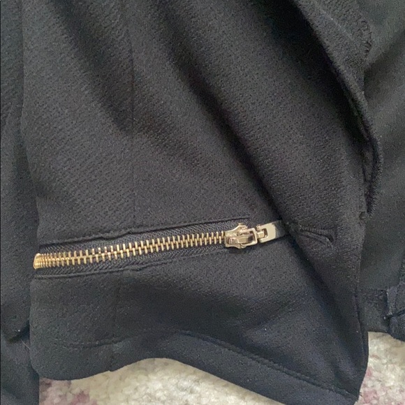 Cropped corset back black blazer top - Picture 4 of 6